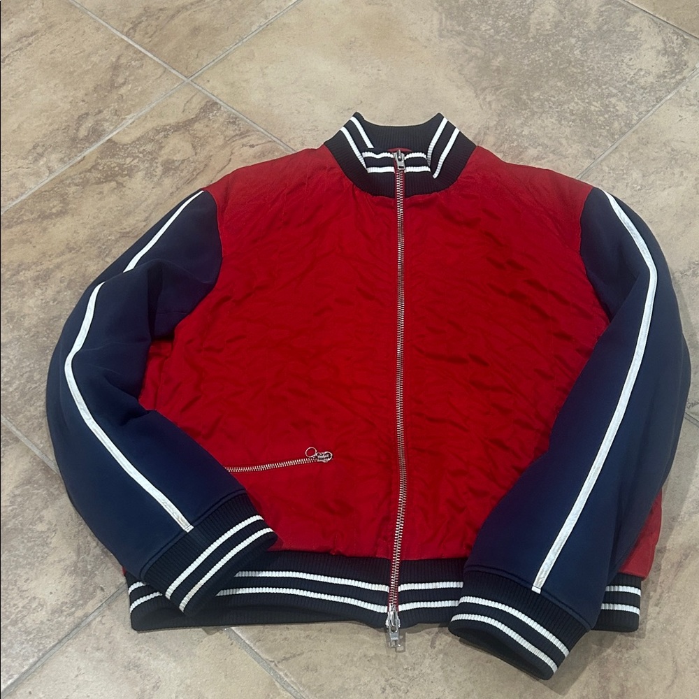 Kenzo Red and Black Bomber Jacket